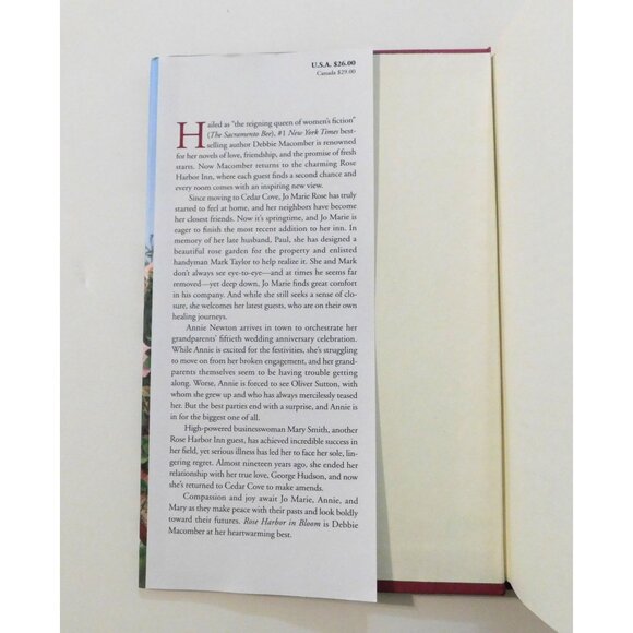 Rose Harbor In Bloom by Debbie Macomber 2013 First Edition Hardcover Jacket - Picture 3 of 5